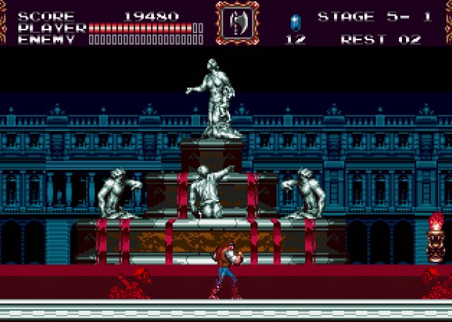 Castlevania: Bloodlines - Possible appearance of a butt