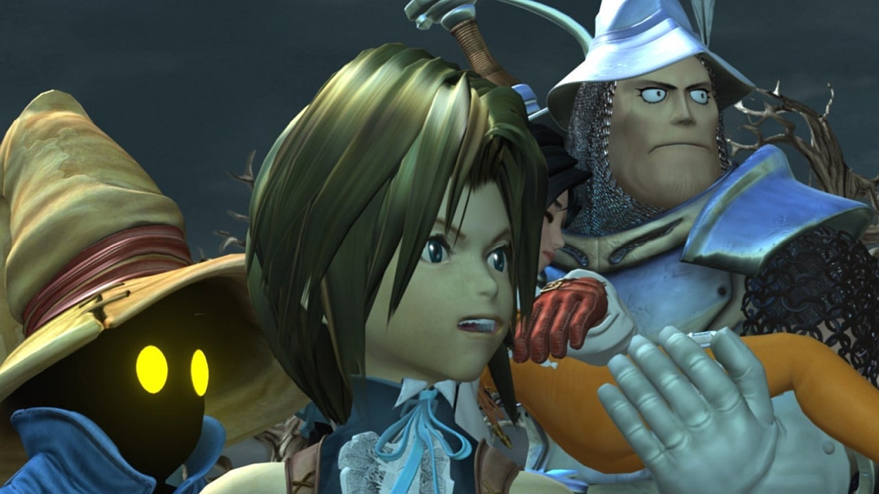 Vivi, Zidane, Dagger, and Steiner from Final Fantasy IX