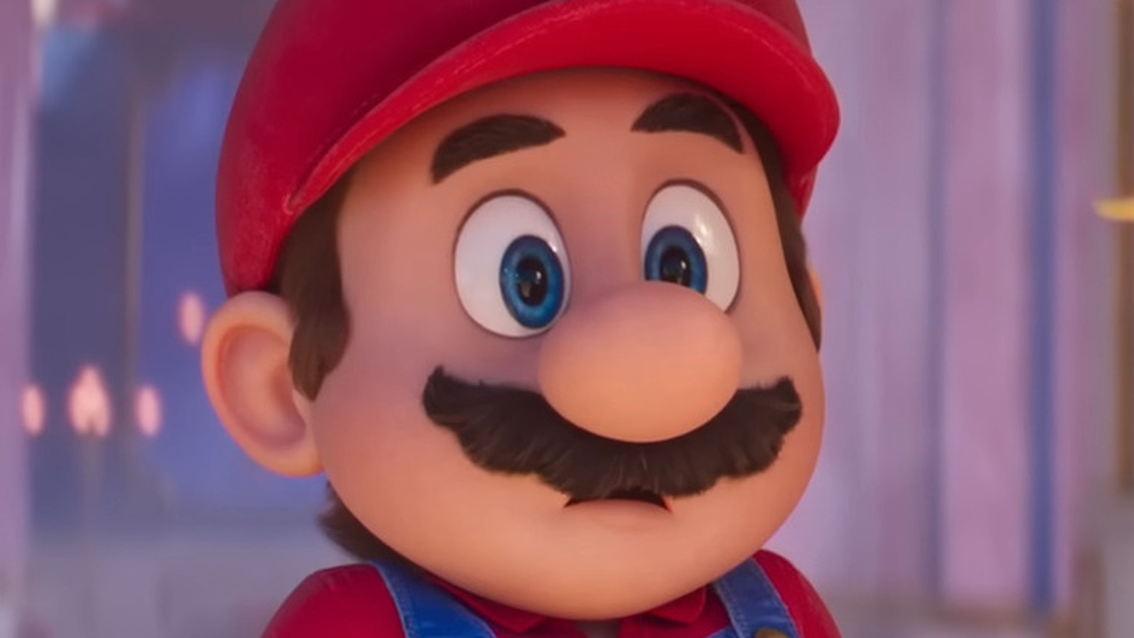Mario animated close up chris pratt