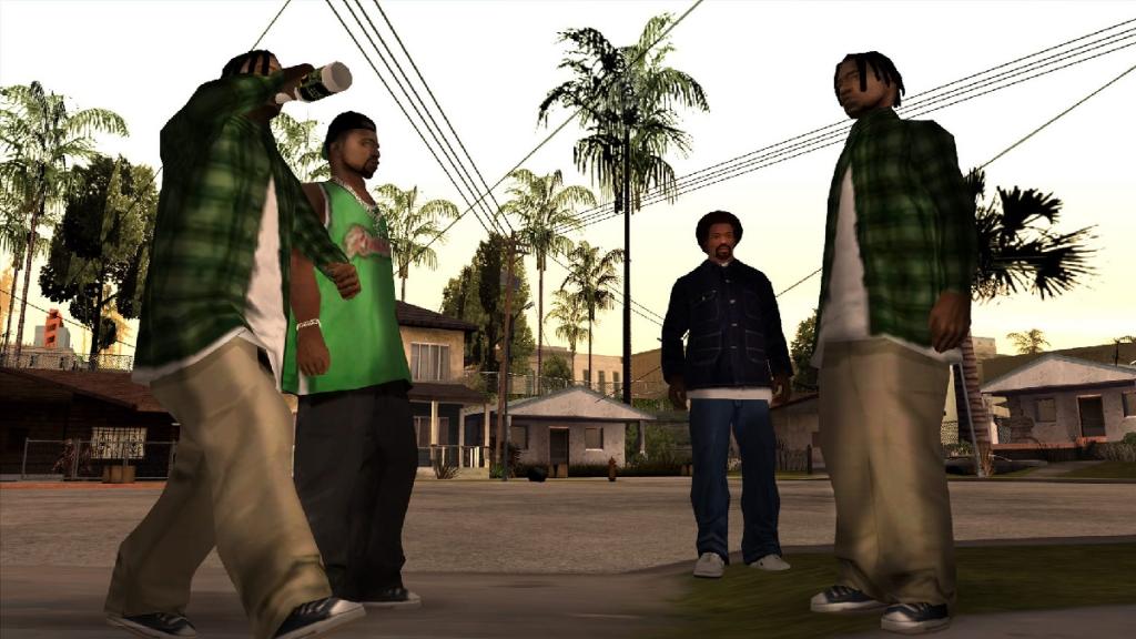 GTA San Andreas PS2 screenshot