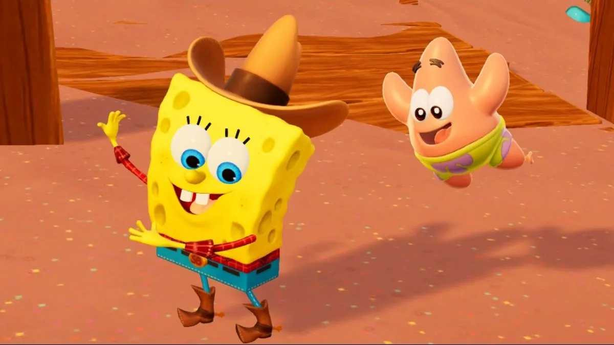 Cowboy Costume in SpongeBob SquarePants The Cosmic Shake