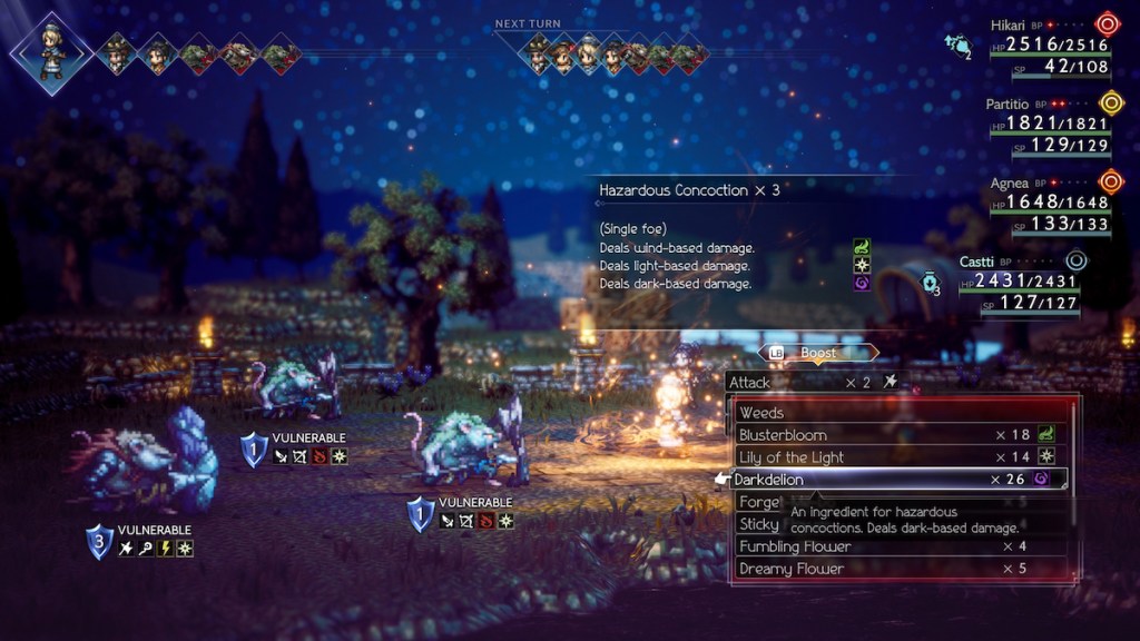 Castti Florenz character guide all skills & abilities Octopath Traveler 2