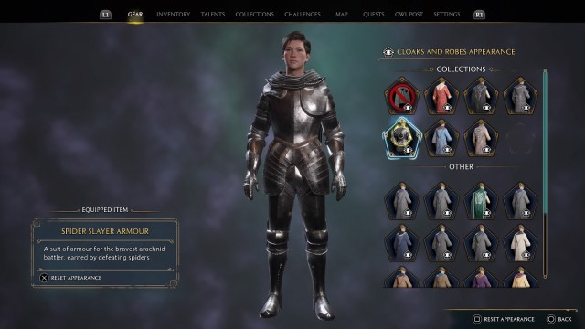 Suit of Armor Hogwarts Legacy