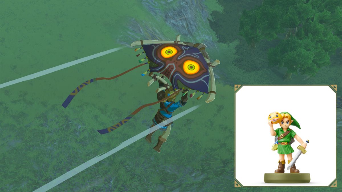 Zelda Tears of the Kingdom Majora glider