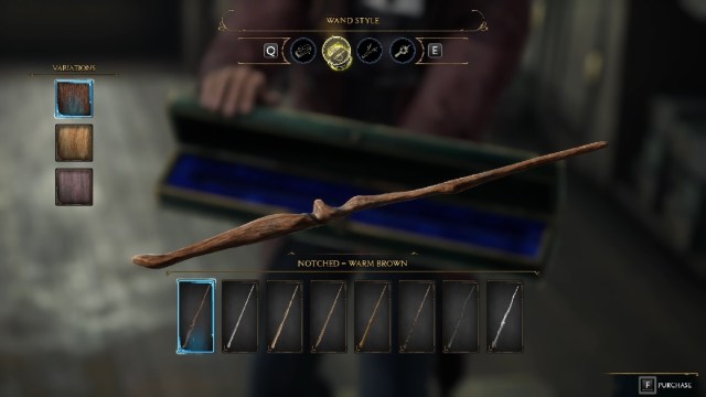 Hogwarts Legacy wand