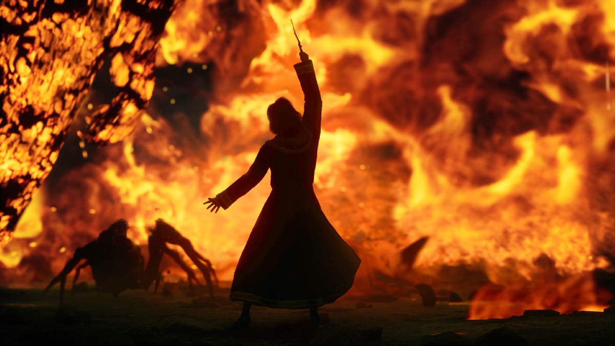 Hogwarts Legacy fire curse