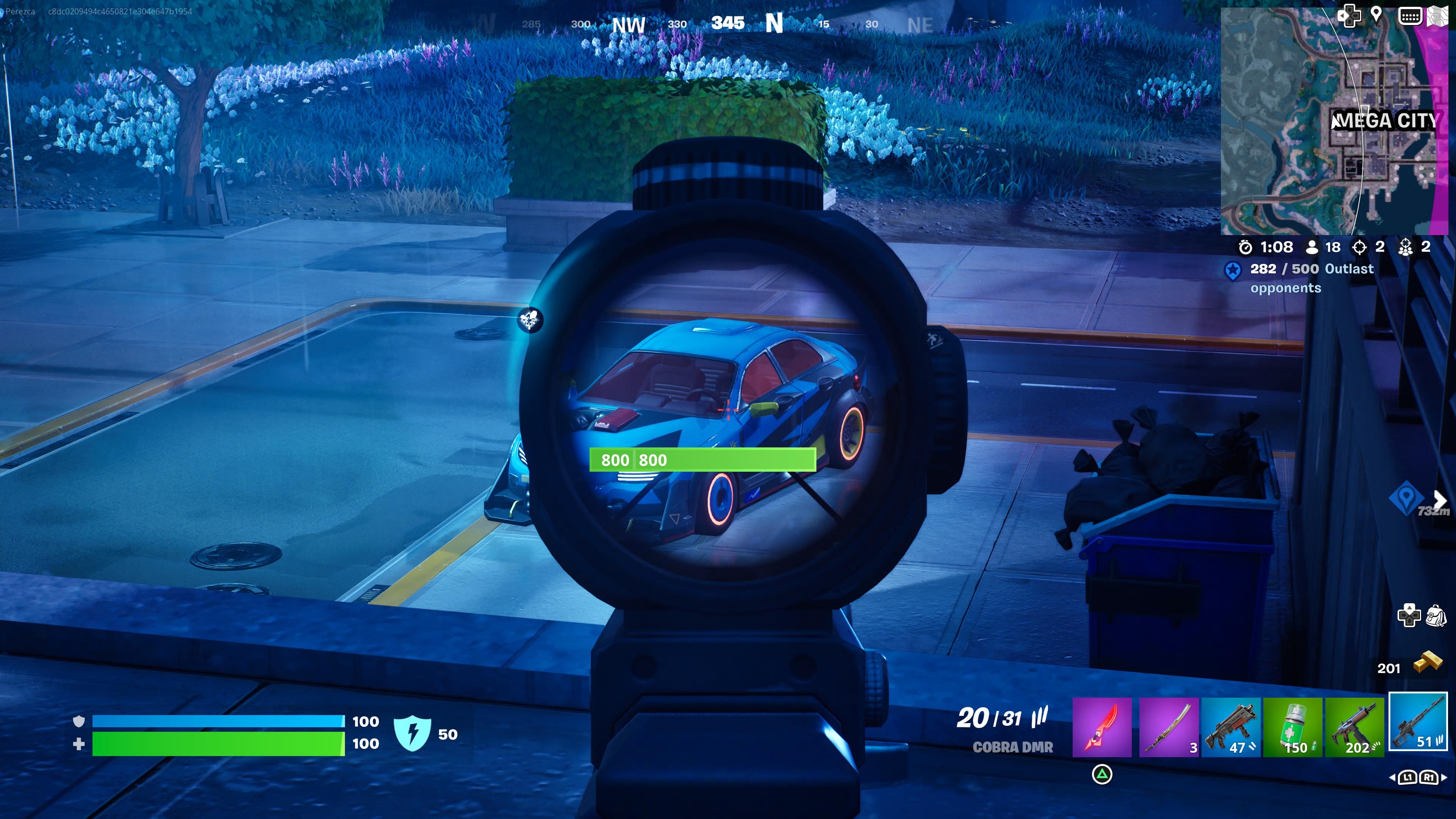 Fortnite first person mode