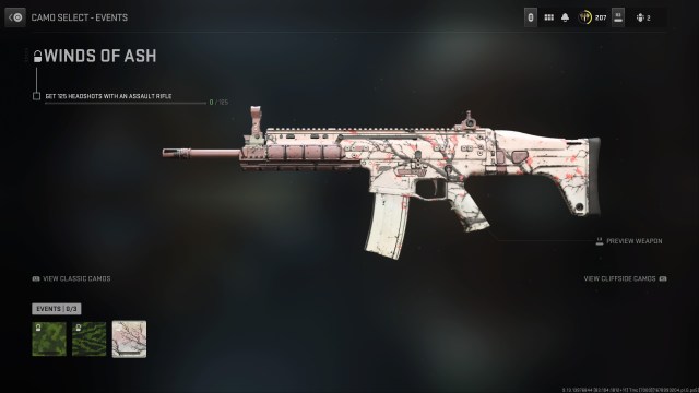 Winds of Ash Warzone 2 and MW2 skin