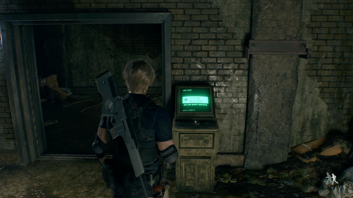 Waste Disposal power puzzle - Resident Evil 4
