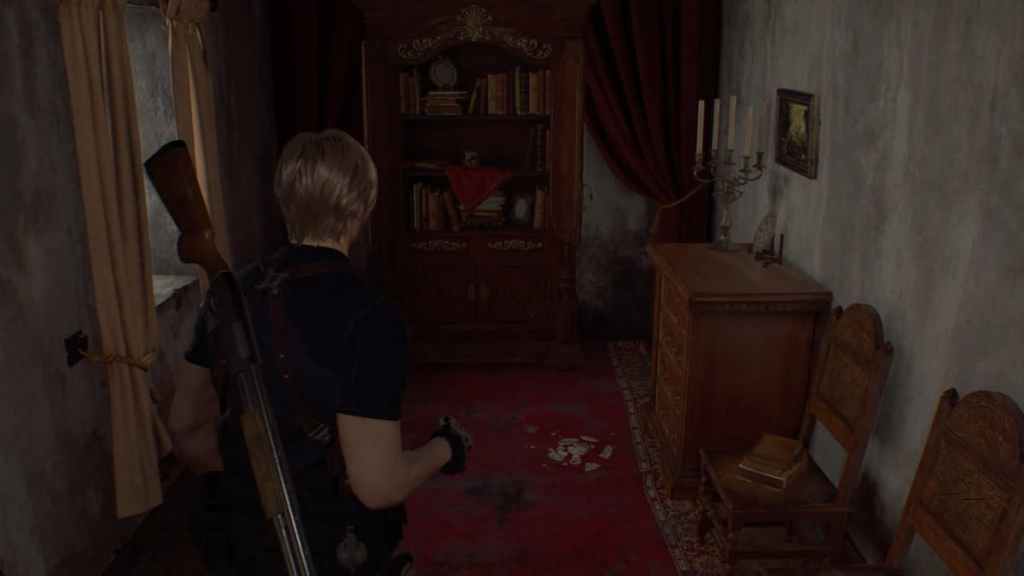 RE4 remake Village Chief Manor combination lock puzzle solution