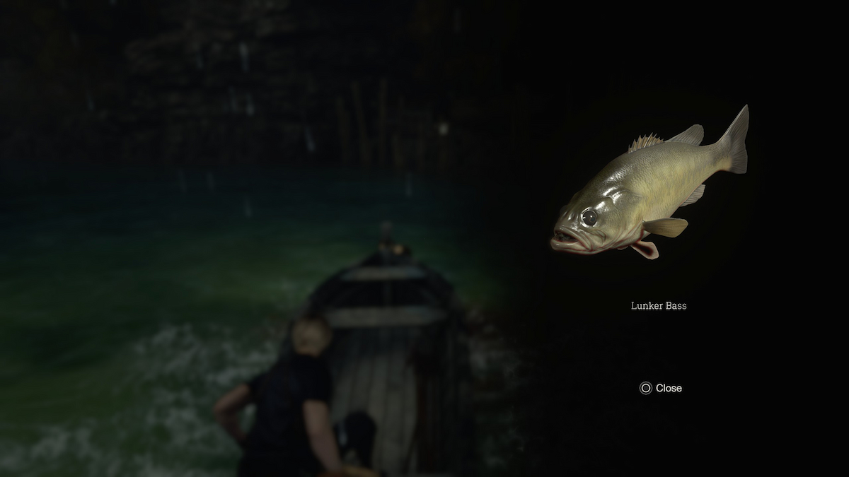 Where to find the Lunker Bass in Resident Evil 4 remake