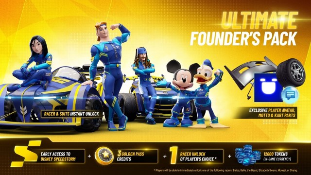 Ultimate Disney Speedstorm Founder's Pack