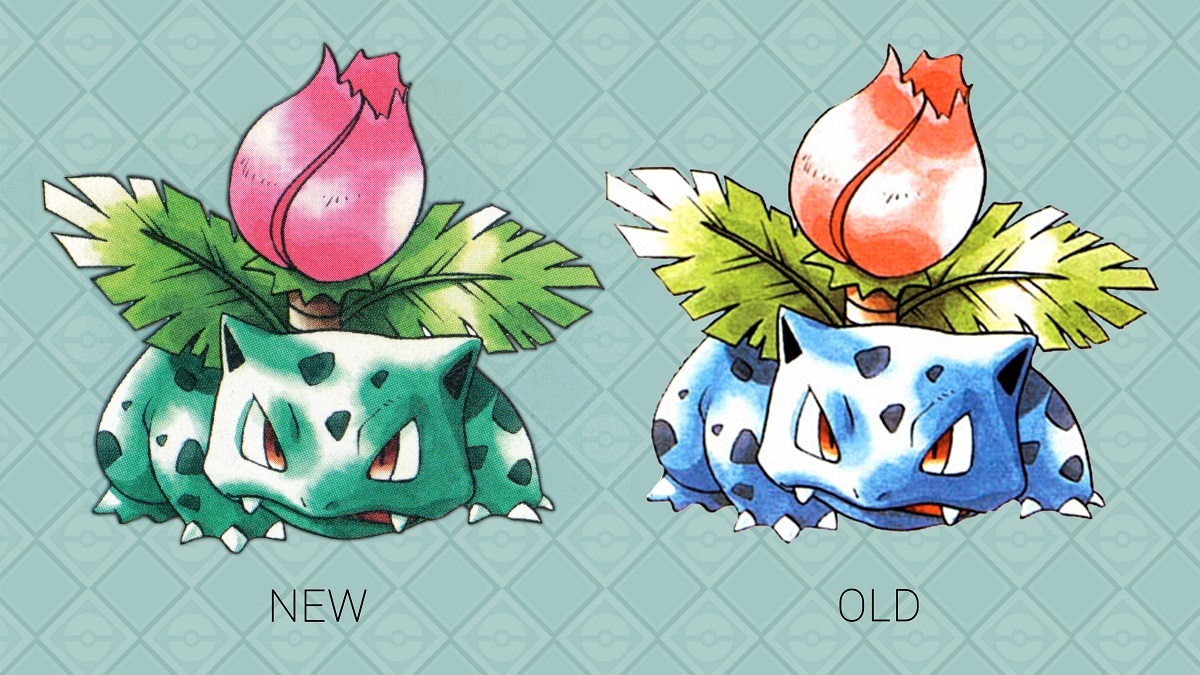 In het Westen zijn betere versies van Ken Sugimori’s Pokémon-illustraties gepubliceerd