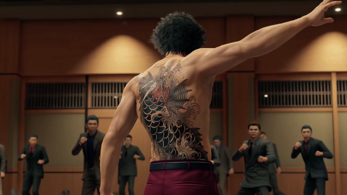 Yakuza Like a Dragon Tattoo reveal