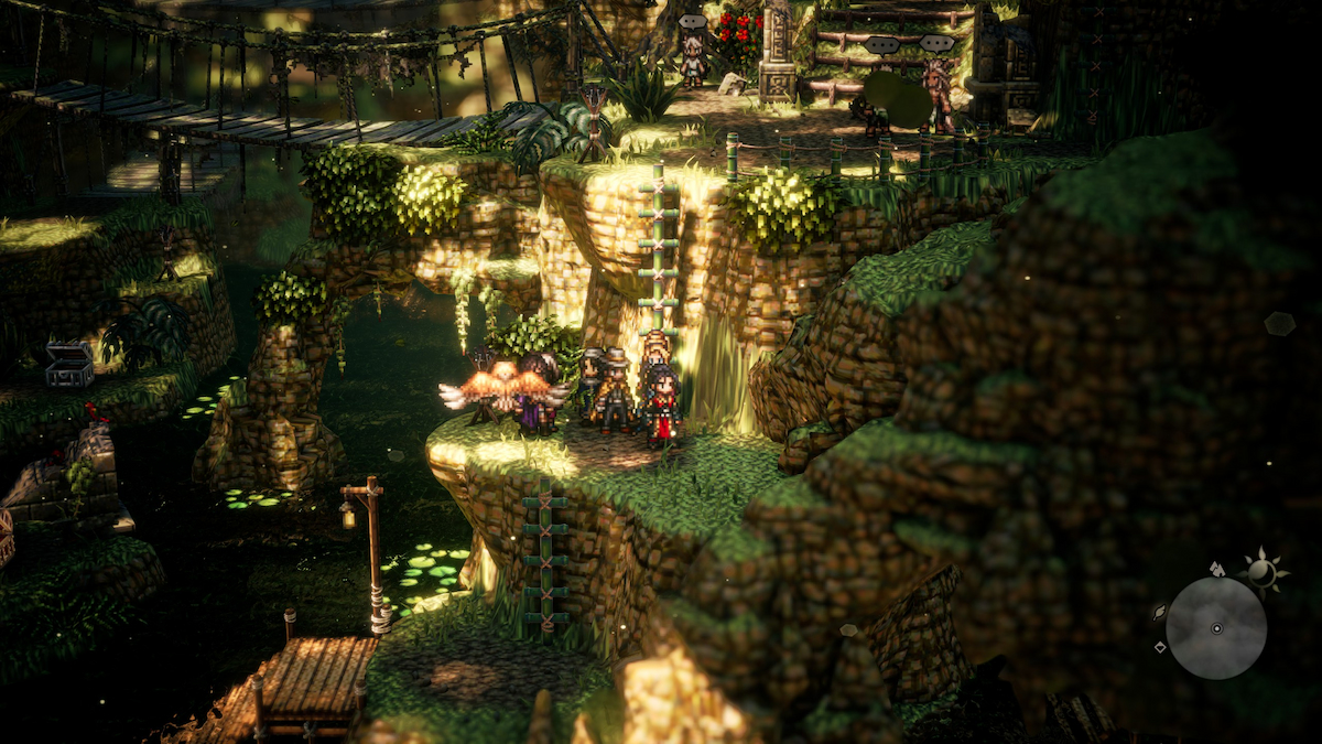 How to cross the Wandering Wood in Octopath Traveler 2