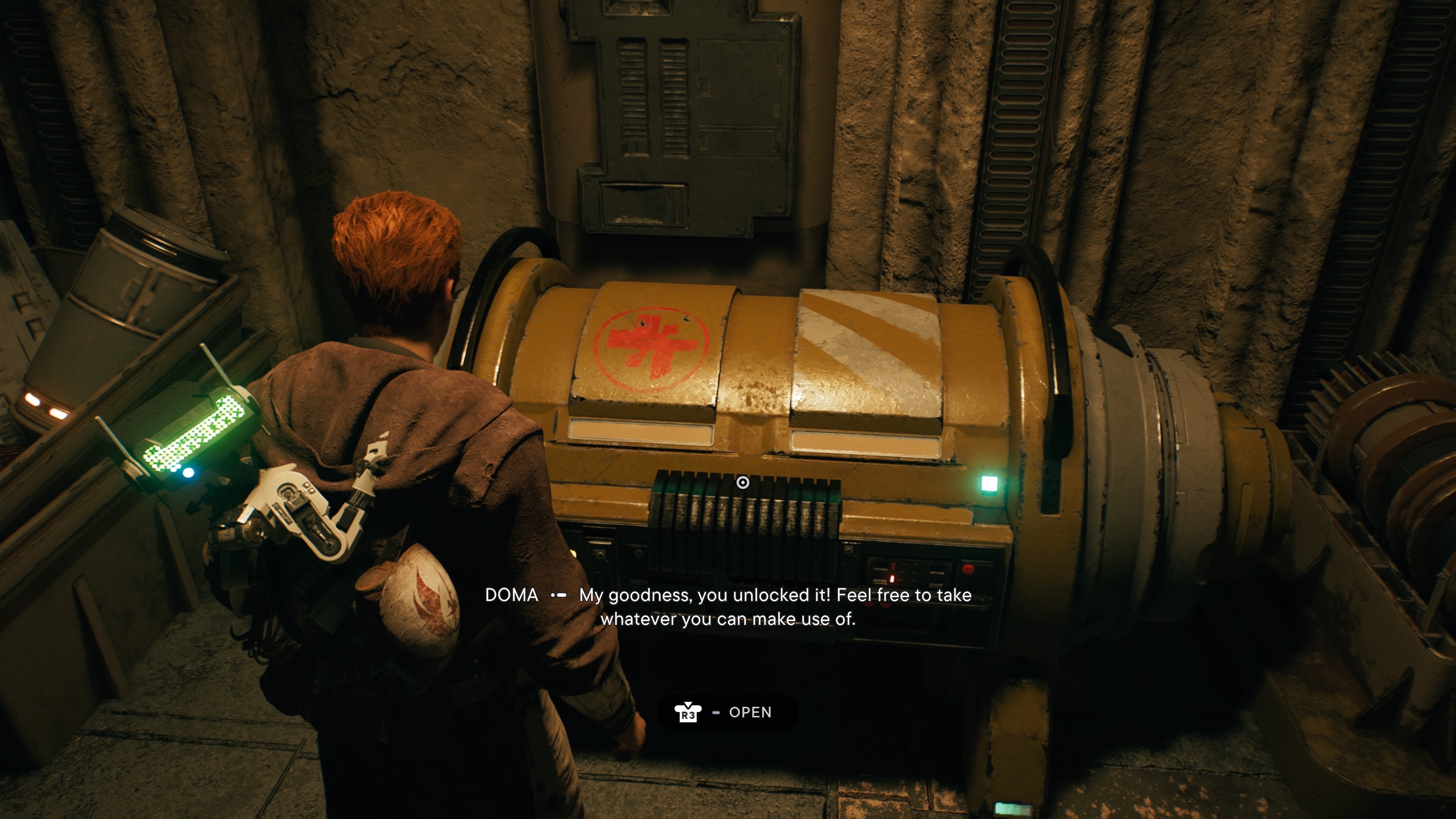 Where to find Doma's shop and open the locked door in Jedi Survivor