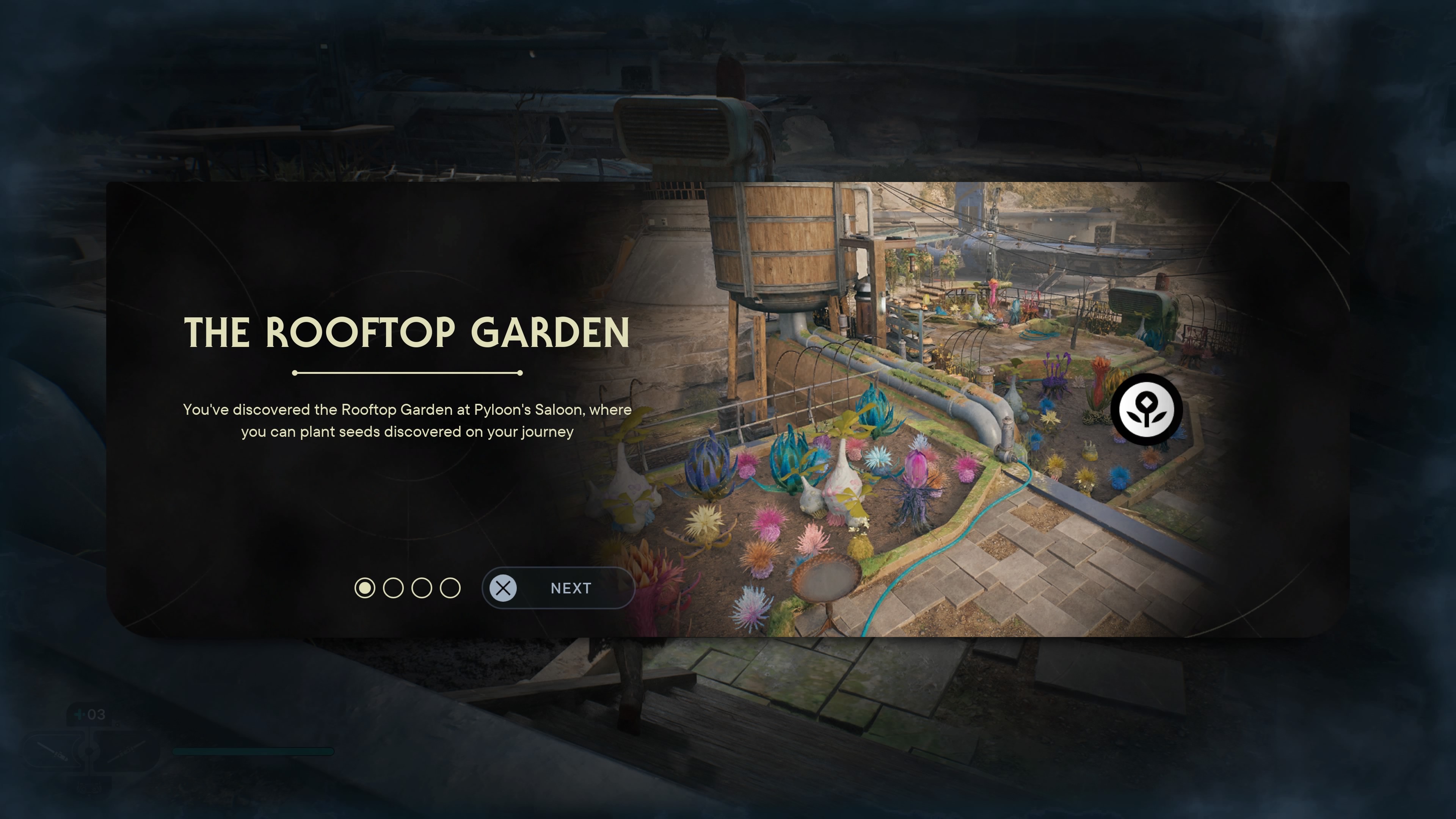 Where to find the rooftop garden in Jedi Survivor and how it works