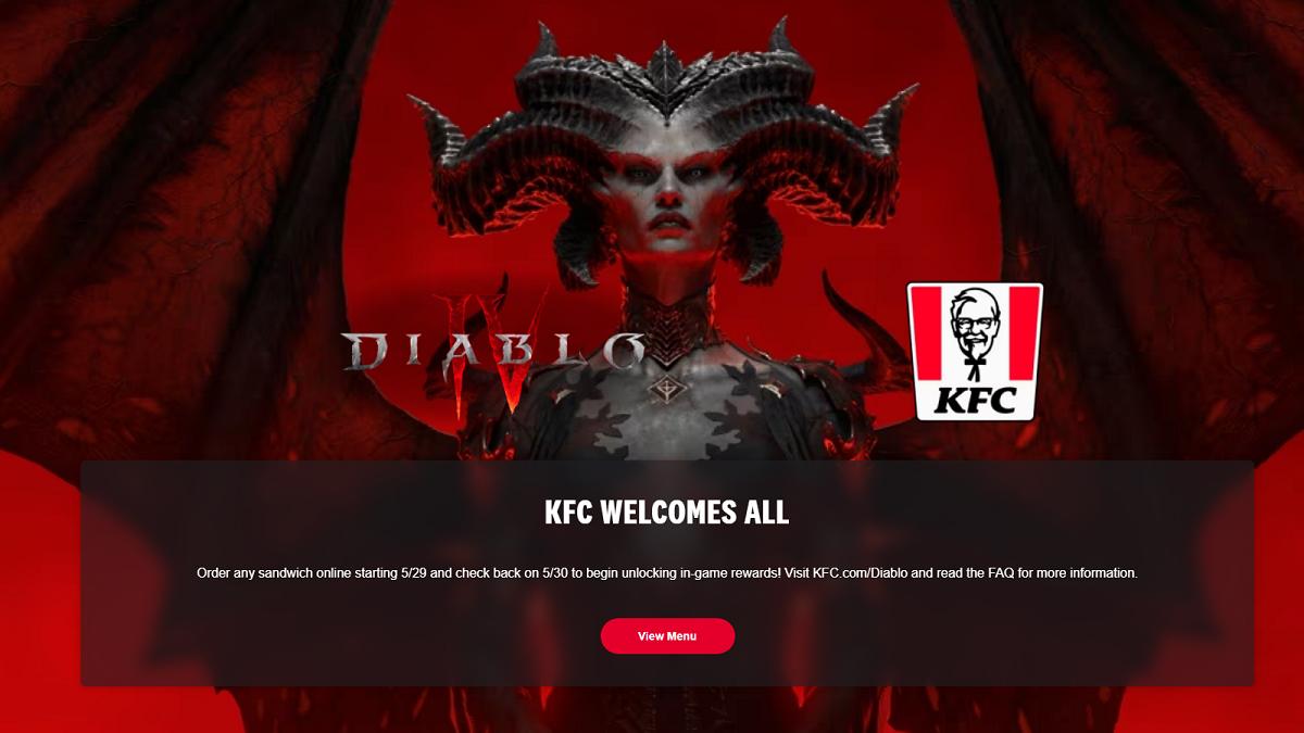 Diablo 4 KFC Cosmetic Rewards program revealed