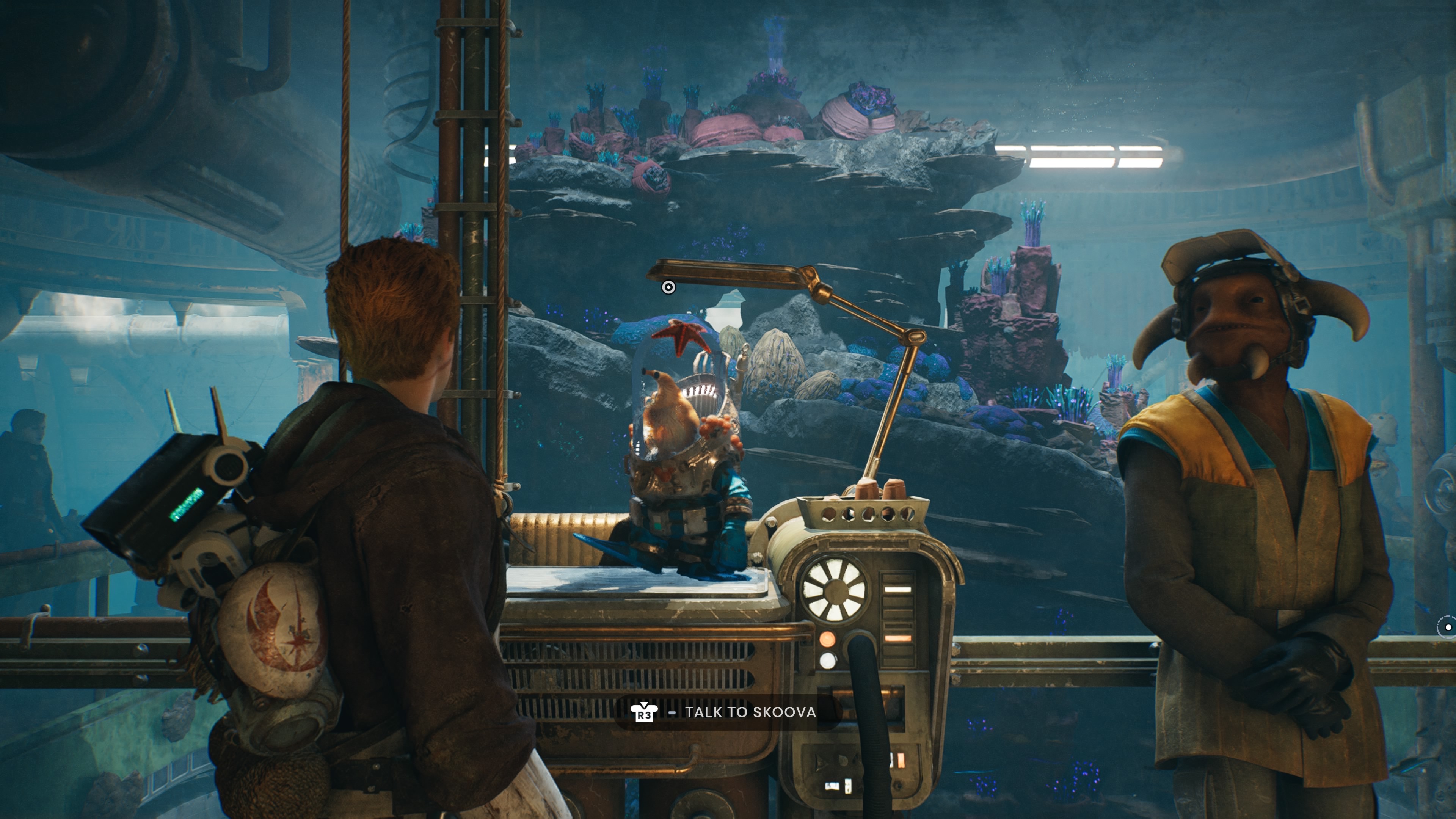 How to clean the fish tank in Jedi Survivor