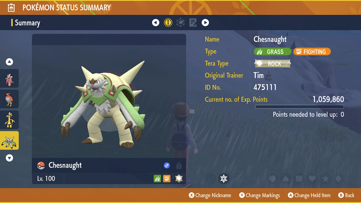 Best Chesnaught PvP build in Pokemon Scarlet and Violet