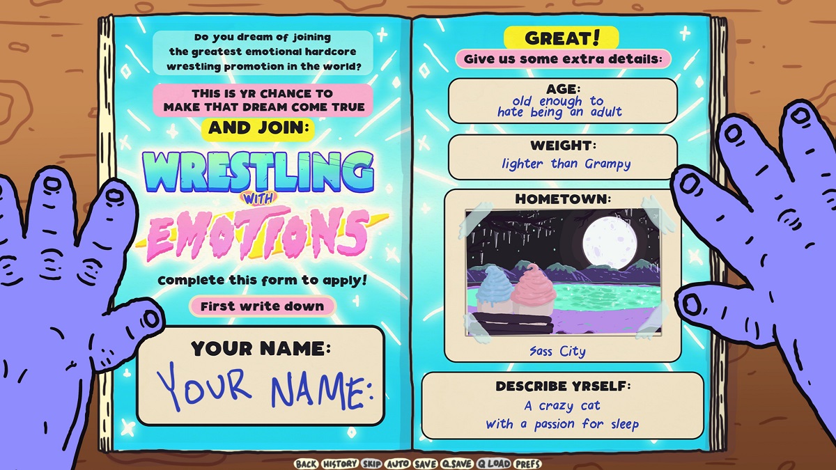 Wrestling with Emotions: New Kid on the Block form
