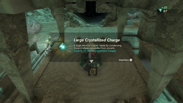 The Legend of Zelda Tears of the Kingdom Crystallized Charge