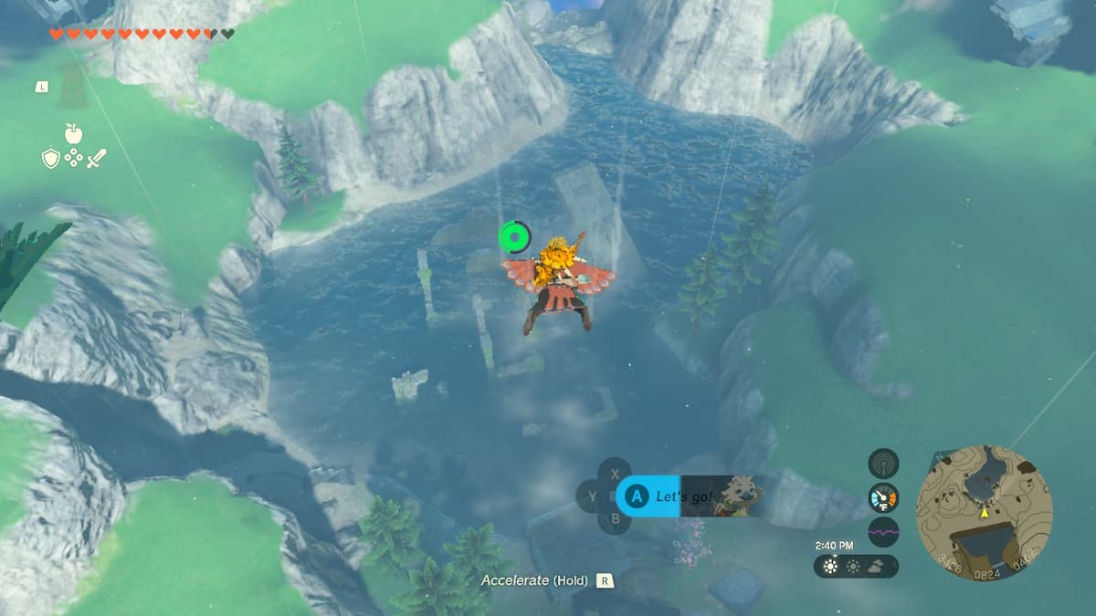 Toto Lake location & directions Tears of the Kingdom (TotK)