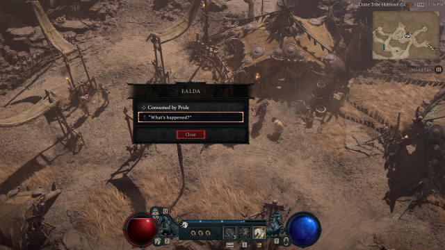 Diablo 4 Consumed by Pride Quest