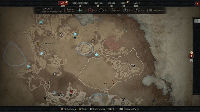 Diablo 4 Crushed Beast Bone Location
