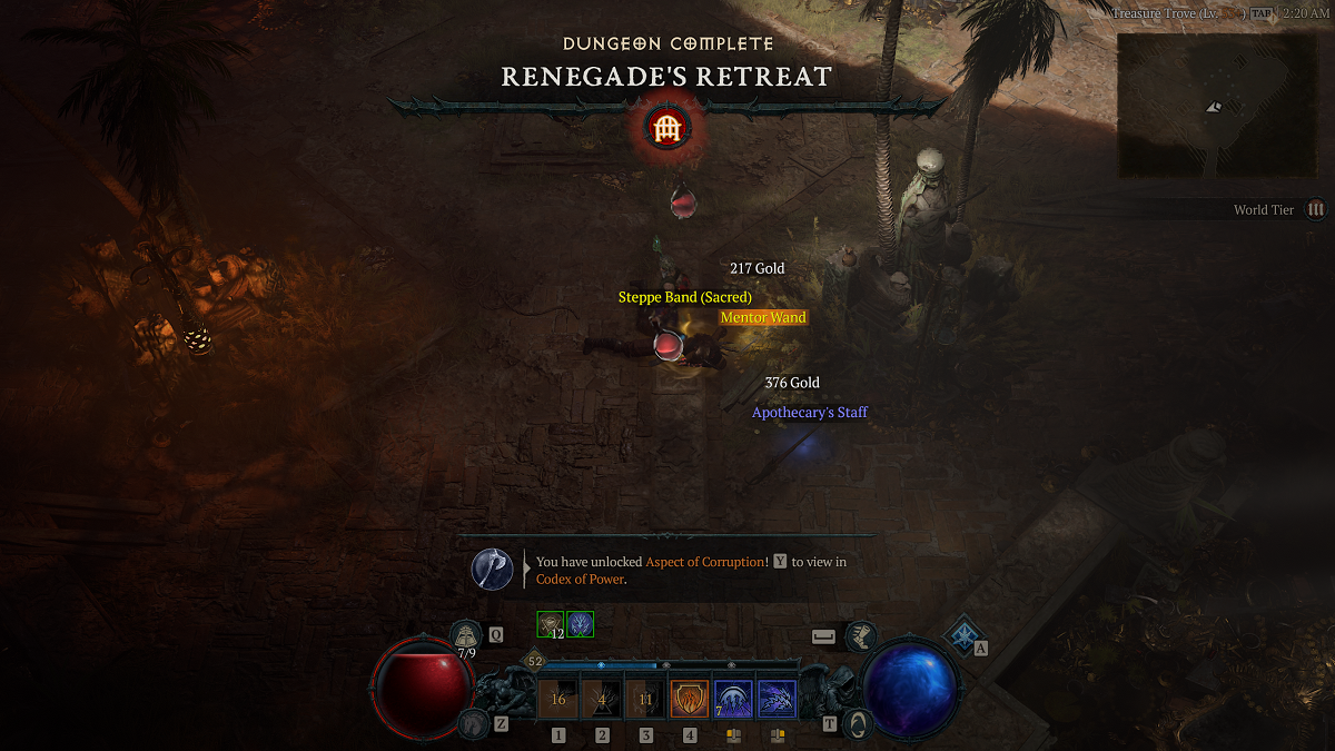 Diablo 4 Renegades Retreat Dungeon Rewards