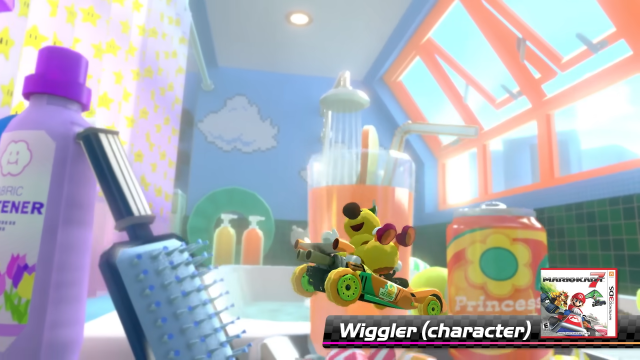 Wiggler new character Mario Kart 8