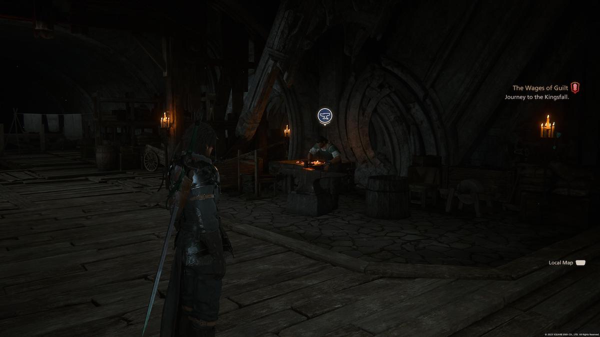 the location of the blacksmith in final fantasy xvi