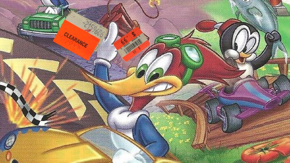 Woody Woodpecker Racing for PS1 is an abomination filled with pace holes