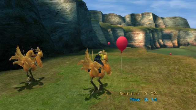 The chocobo race from FFX