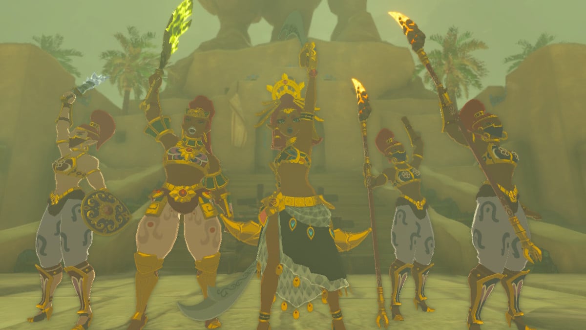 Tears of the Kingdom Gerudo line-up.