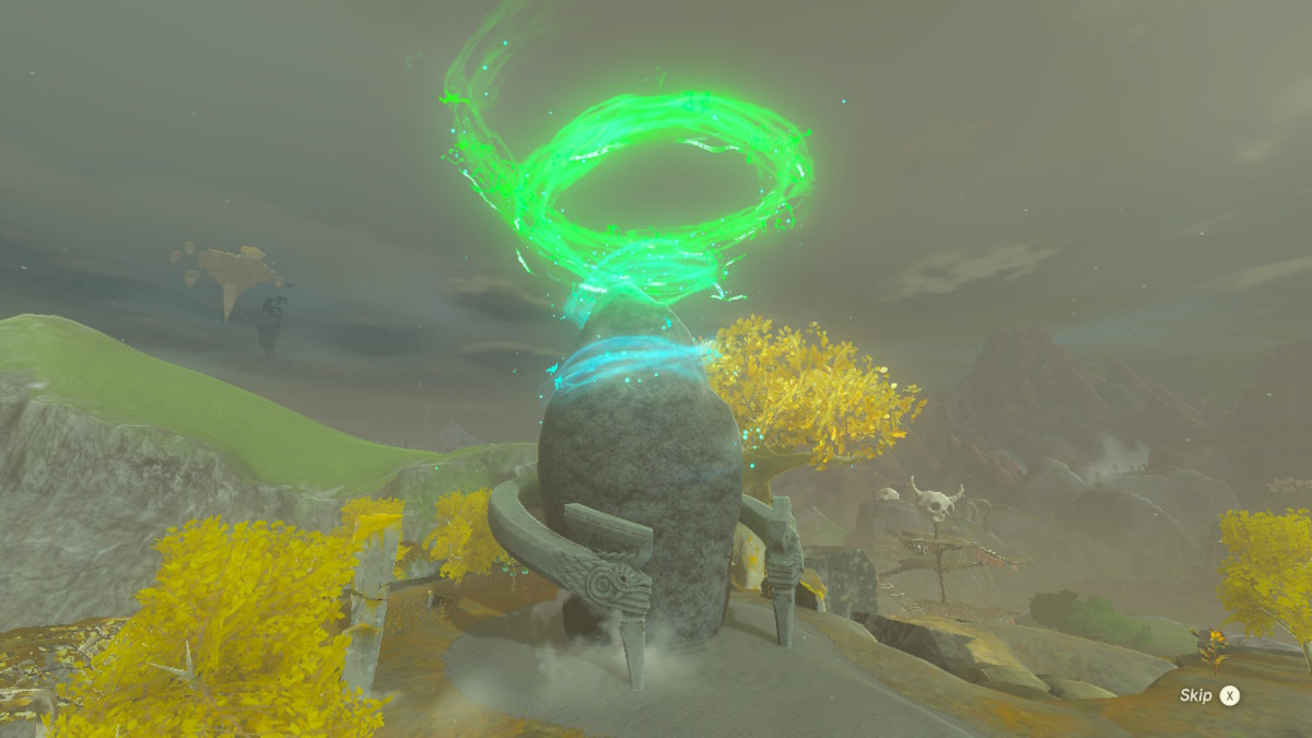 Kurakat Shrine appearing in The Legend of Zelda: Tears of the Kingdom.
