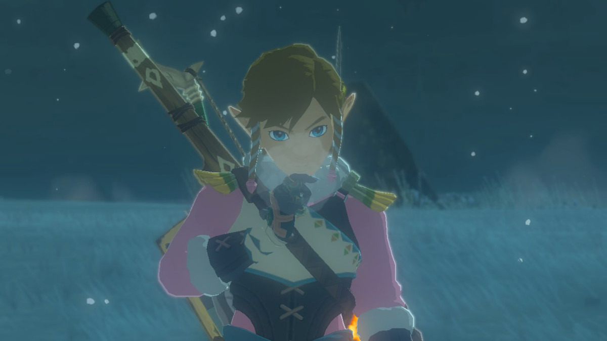 Link in cold weather in The Legend of Zelda: Tears of the Kingdom.