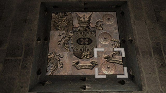 the sliding squares puzzle from the original RE4