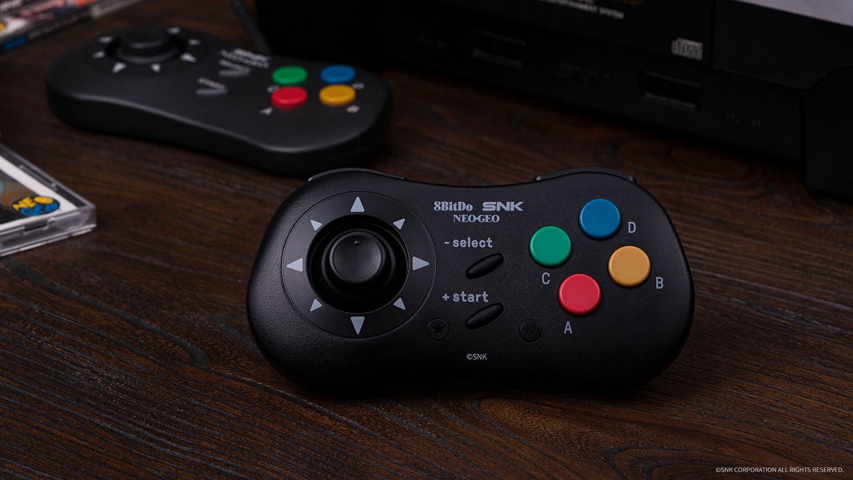 8BitDo’s subsequent controller is modeled after the NEOGEO CD’s gamepad