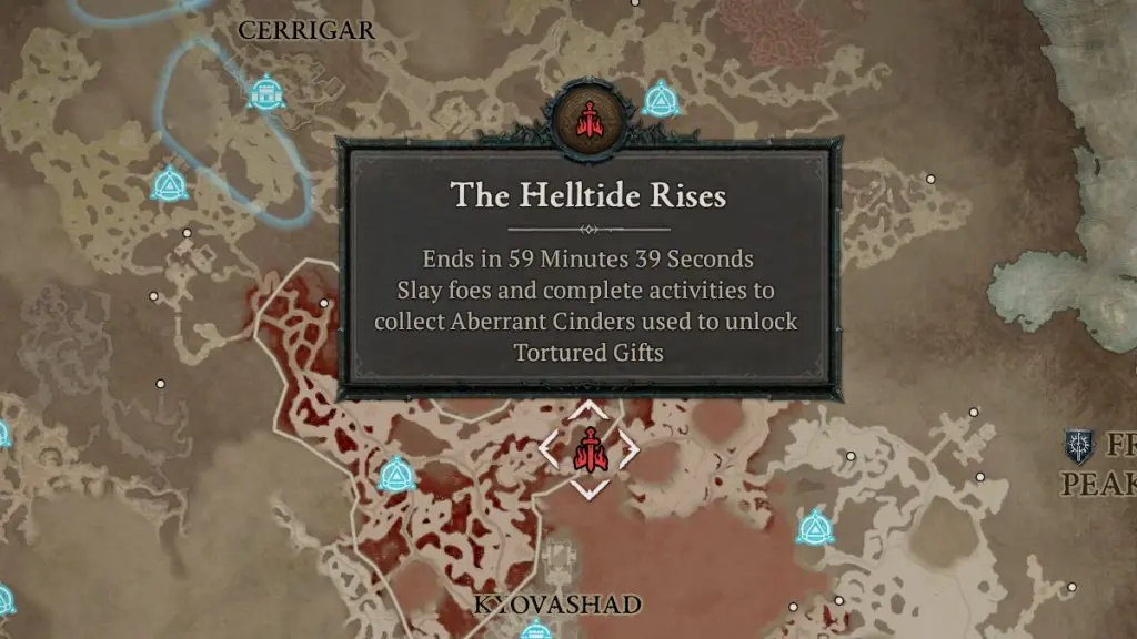 A Helltide event in Diablo 4