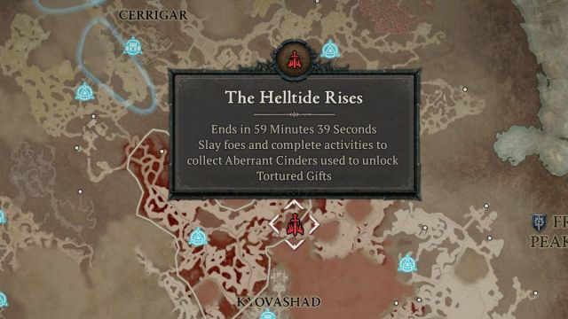 Значок события Helltide в Diablo 4