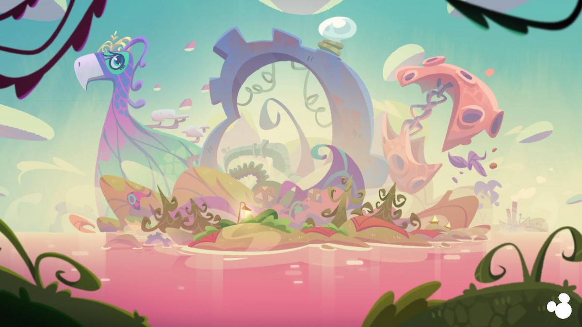 Disney Illusion Island title screen background