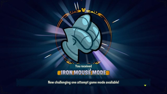 Disney Illusion Island Iron Mouse Mode unlock