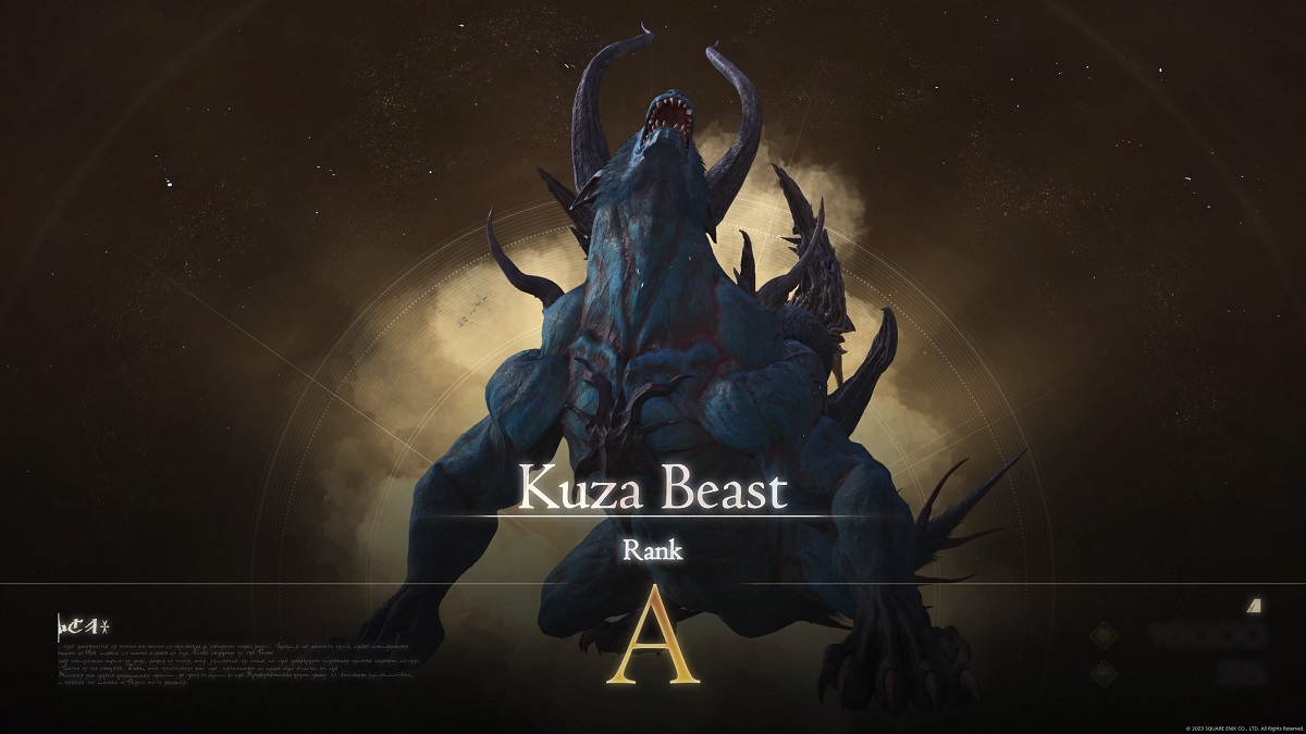 Final Fantasy XVI Kuza Beast boss