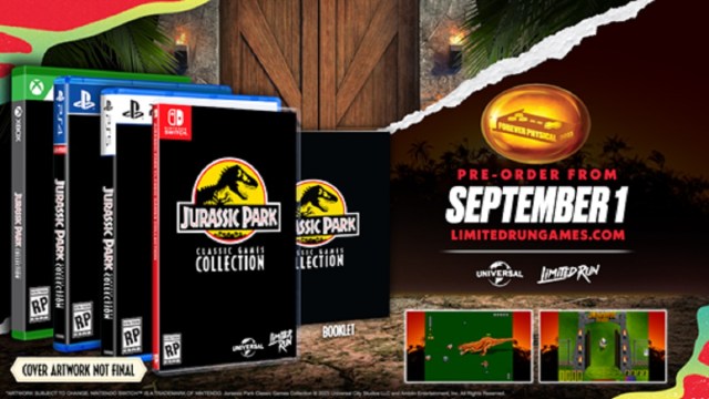 Jurassic Park Classic Games Collection Header