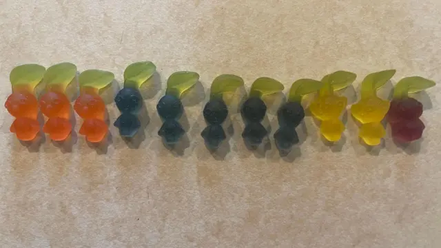 Pikmin Gummy lineup