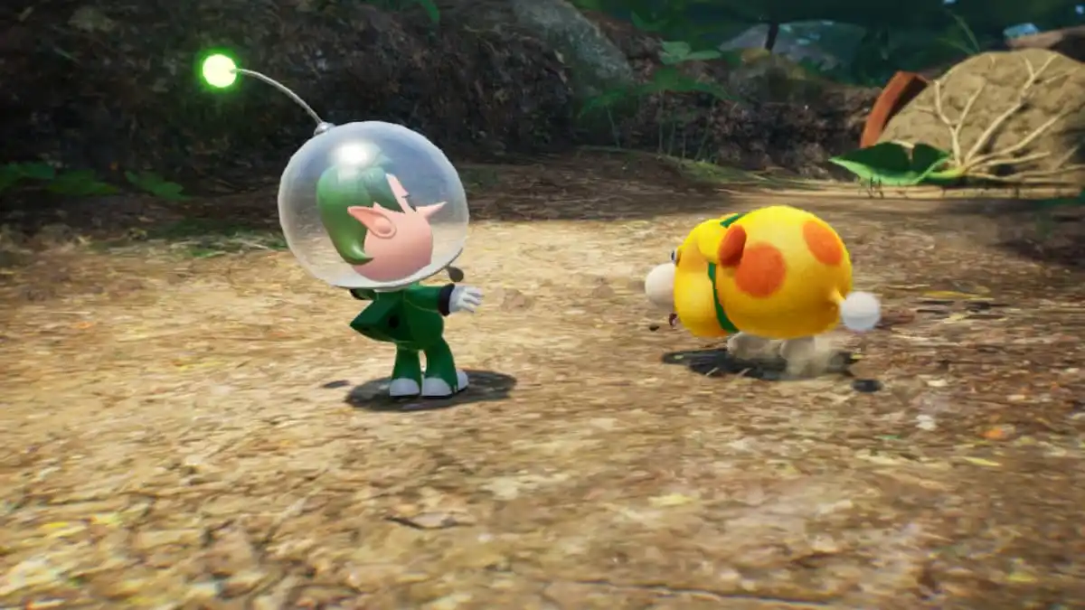 Pikmin 4 review - Oatchi and player character