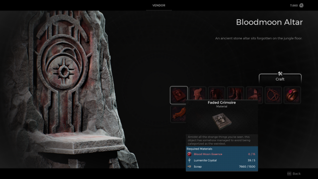 Remnant 2 Summoner archetype unlocked at Bloodmoon Altar