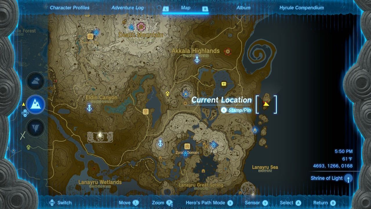 Tangle Island Map Tingle Island location & directions Tears of the Kingdom (TotK)