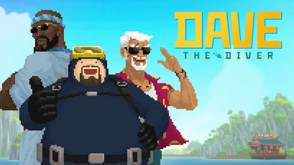 Dave the Diver title screen